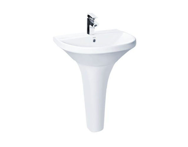 Ảnh của Chậu lavabo chân dài rửa mặt TOTO LPT947CR