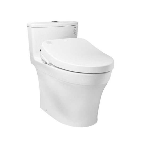 Ảnh của Bàn cầu một khối kèm nắp rửa điện tử NEW WASHLET MS885DW4#XW