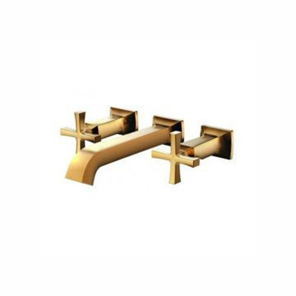 Ảnh của Vòi chậu tay vặn nóng lạnh DLB202A#PG