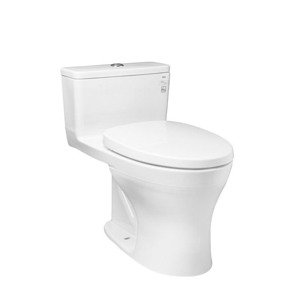 Ảnh của Bàn cầu một khối nắp đóng êm MS855DT3#XW