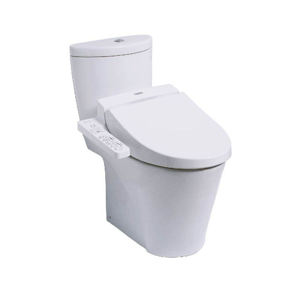 Ảnh của Bàn cầu hai khối kèm nắp rửa điện tử WASHLET CS819DSW7
