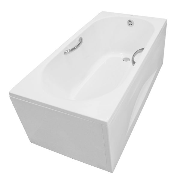 Ảnh của Bồn tắm nhựa có tay vịn có yếm PAY1515HVC#W/TVBF411