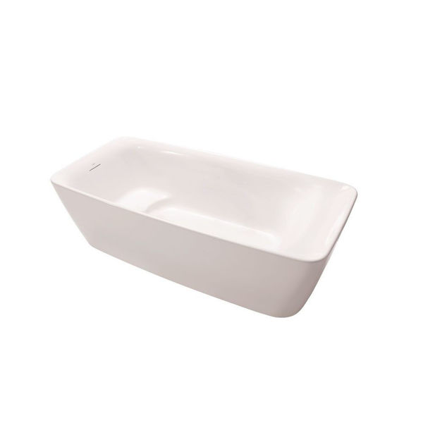 Ảnh của Bồn tắm đá cẩm thạch cao cấp đặt sàn PJY1724PWE#MW